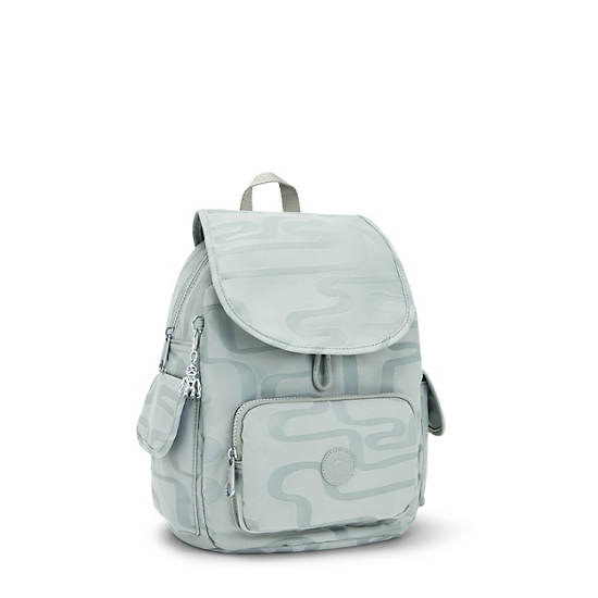 Kipling City Pack Small Classic Printed Rygsække Turkis | DK 1504WN